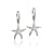 Sterling Silver Starfish Earrings