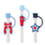 Swig Miss Independence Straw Topper Set