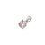 5mm Princess Cut Birthstone Pendants