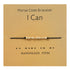 I Can Morse Code Bracelet